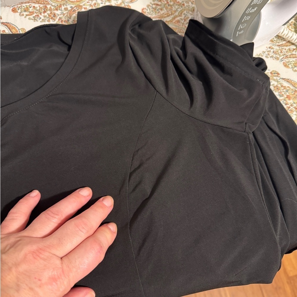 Chico’s timeless Black Maxi Dress with slit - Picture 6 of 6